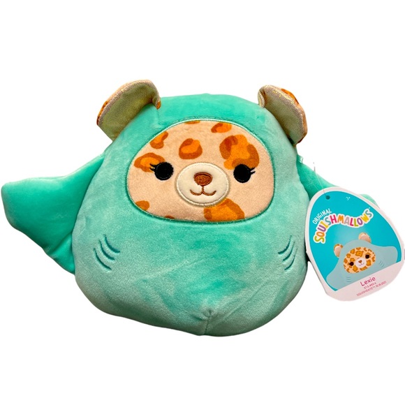 LEXIE 7.5” STINGRAY LEOPARD SQUISHMALLOW NWT - Picture 3 of 8